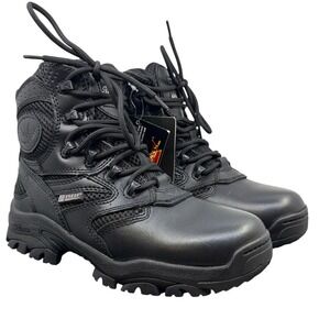 Thorogood Deuce Tactical Boots Bk Waterproof Side Zip 834-6218 Mens 4W Womens 6W
